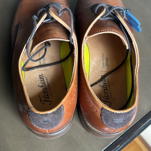 Florsheim Oxford Shoes Leather Brown - Picture 9 of 11